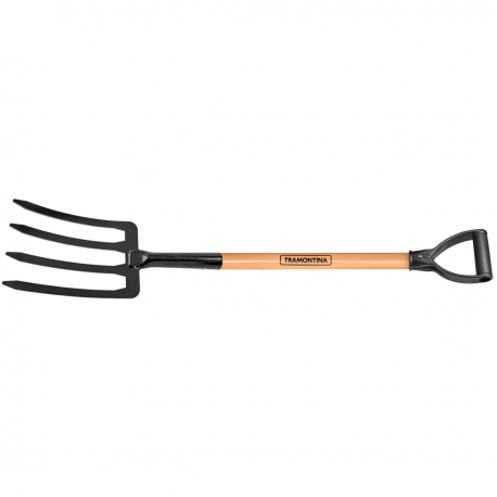 Bieldo forjado de 4 dientes con mango de 74 cm - 77118/444